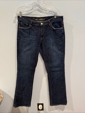 Old Navy "The Sweetheart" bootcut denim jeans in a dark wash finish EUC SZ 10